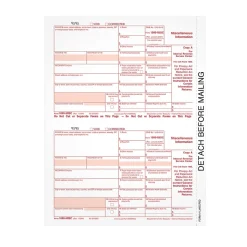 Adams Tax Forms<2024 1099-MISC Copy A Laser Tax Forms, 50 Forms/Pack (LMISCFED-S)