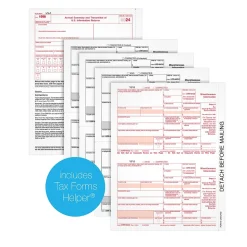Adams Tax Forms<2024 1099-MISC 4-Part Laser/Inkject Tax Forms and software, 50/pack (6103Q)
