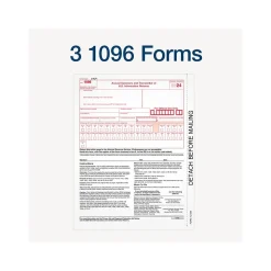 Adams Tax Forms<2024 1099-MISC Tax Form with e-files and Access to Tax Forms Helper, 4-Part, 2-Up, Copy A, 1, B, 2, 24/Pack