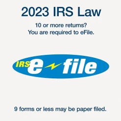 Adams Tax Forms<2024 1099-MISC Tax Form with e-files and Access to Tax Forms Helper, 4-Part, 2-Up, Copy A, 1, B, 2, 24/Pack