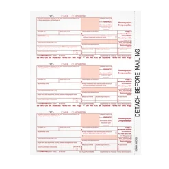 Adams Tax Forms<2024 1099-NEC Copy A Laser/Inkjet Tax Forms, 50 Sheets/Pack (LNECFED16)