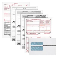 Adams Tax Forms<2024 W-2 4-Part Laser/Inkject Tax Forms with Envelopes and software, 50/pack (LW2425Q)