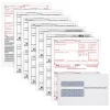 Adams Tax Forms<2024 W-2 6-Part Laser/Inkjet Tax Forms with Envelopes and software, 100/pack (LW26KIT-S)