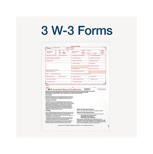 Adams Tax Forms<2024 W-2 Tax Form with Self-Seal Envelopes and Access to Tax Forms Helper, 6-Part, 2-Up, Copy A, 1, B, C, 2, D, 12/Pack