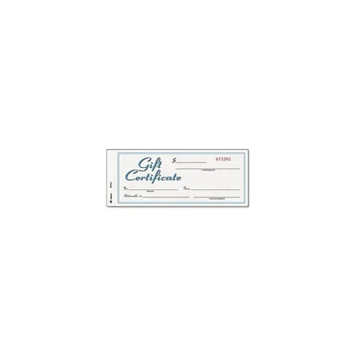Adams Business Forms<® Gift Certificates, Two Color Design, 25/Pack (GFTC1)