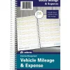 Adams Business Forms<Mileage Records, 5.25" x 8.5", 24 Sets/Book (AFR12)
