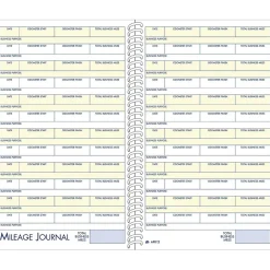 Adams Business Forms<Mileage Records, 5.25" x 8.5", 24 Sets/Book (AFR12)