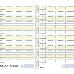Adams Business Forms<Mileage Records, 5.25" x 8.5", 24 Sets/Book (AFR12)
