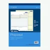 Adams Business Forms<2-part carbonless Proposal Book, 8 3/8" x 11 7/16", 25 Sets/Book (D8118)