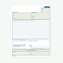 Adams Business Forms<2-part carbonless Proposal Book, 8 3/8" x 11 7/16", 25 Sets/Book (D8118)