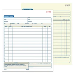 Adams Business Forms<2-Part Carbonless Purchase Order, 8 3/8" x 11 7/16", 50 Sets/Book (DC8131)