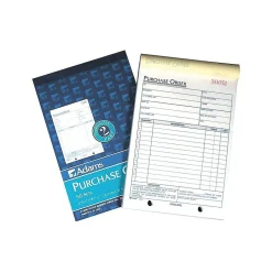 Adams Business Forms<2-Part Carbonless Purchase Requisitions, 8.44"L x 5.56"W, 50 Sets/Book, 10/Box (DC5831-10)