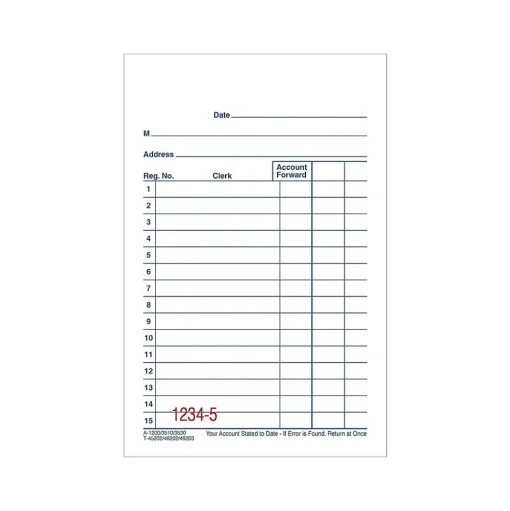 Adams Business Forms<2-Part Carbonless Sales Orders, 5.63"L x 3.34"W, 50 Sets/Book, 10/Pack (DC3510)
