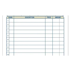 Adams Business Forms<3-Part Carbonless Sales Orders, 7.19"L x 4.19"W, 50 Sets/Book (TC4705)