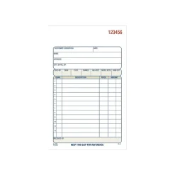 Adams Business Forms<3-Part Carbonless Sales Orders, 4.19"L x 7.19"W, 50 Sets/Book, 10/Carton (TC4705-10)
