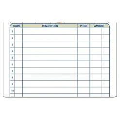 Adams Business Forms<2-Part Carbonless Sales Orders, 4.19"W x 7.19"L, 50 Sets/Book, 3 (DC4705-3)