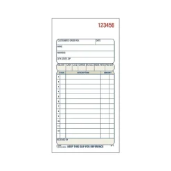 Adams Business Forms<3-Part Carbonless Sales Orders, 7.19"L x 3.34"W, 50 Sets/Book (TC3705)