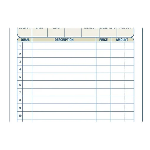 Adams Business Forms<3-Part Carbonless Sales Orders, 7.19"L x 3.34"W, 50 Sets/Book (TC3705)