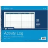 Adams Accounting & Record Journals<Record Book, 8 Columns, 11" x 8.5", White, 50 Sheets/Book (S1185)