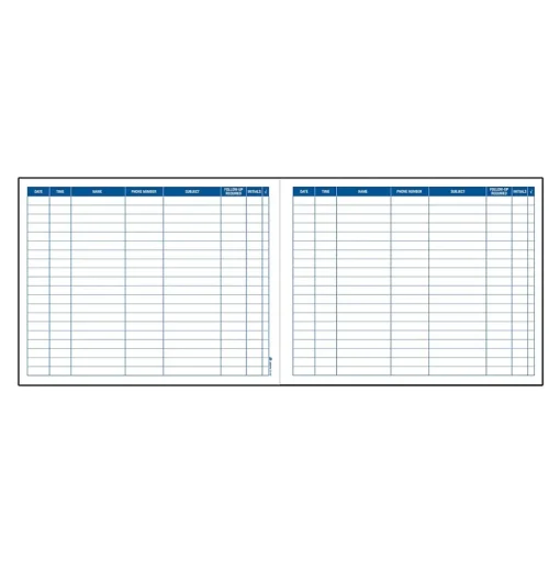 Adams Accounting & Record Journals<Record Book, 8 Columns, 11" x 8.5", White, 50 Sheets/Book (S1185)