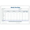 Adams Hr Forms<Time Sheets, 100/Pad, 2 Pads/Pack (ABF 9507ABF)