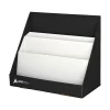 AdirOffice Bookcases<Cardboard 3-Tier Bookshelf, Black (505-01-BLK)