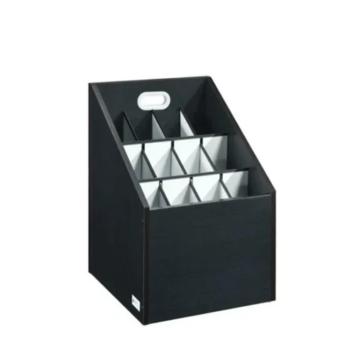 AdirOffice File Cabinets<Vertical File Cabinet, 22.24"H x 15.55"W x 15.55"D, Black (ADI627-WBLK)