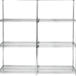 Quantum Storage Systems Shelving<Adjustable Open Wire Shelving Add-On Units, 36" x 24" x 74"