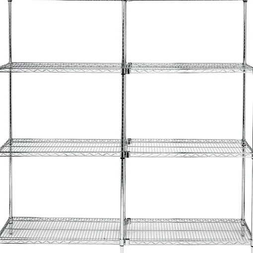 Quantum Storage Systems Shelving<Adjustable Open Wire Shelving Add-On Units, 36" x 24" x 74"
