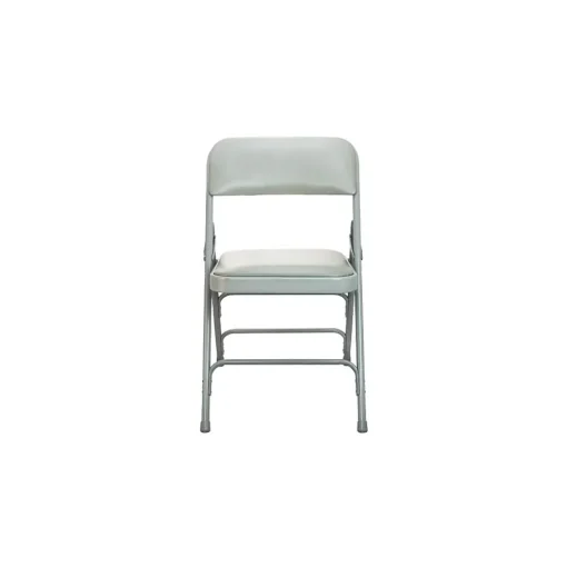 Advantage Folding & Stacking<Vinyl Padded Folding Chairs, Gray, 40/Pack (DPI903V-GG-40)
