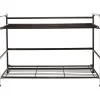 Advantus Shelving<FlipShelf 2-Shelf Steel Rack, 18" x 26.75" x 12", Black (38780)