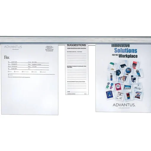 Advantus Bulletin<Grip-A-Strip Display Rail, 24”L x 1.5”H (2000)