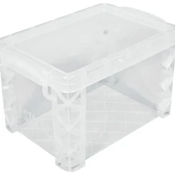 Advantus Index Cards<Plastic Index Card Storage Box, 500-Card Capacity, Clear (40305)