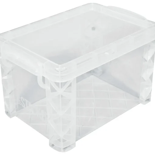 Advantus Index Cards<Plastic Index Card Storage Box, 500-Card Capacity, Clear (40305)
