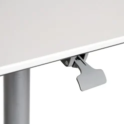 Seville Classics Standing Desks<AIRLIFT XL Pneumatic Sit-Stand Mobile Desk Cart, Height-Adjustable from 27.1 to 41.9, White