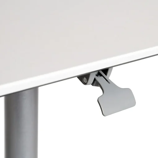 Seville Classics Standing Desks<AIRLIFT XL Pneumatic Sit-Stand Mobile Desk Cart, Height-Adjustable from 27.1 to 41.9, White