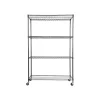Alera Shelving<Complete 4-Shelf Metal Unit, 48"W, Anthracite Black (ALESW604818BA)