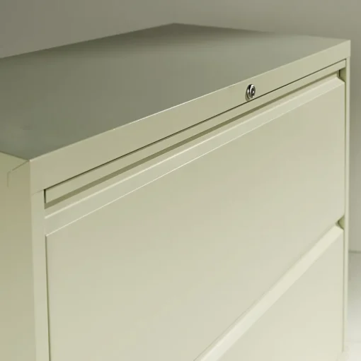 Alera File Cabinets<2-Drawer Mobile Lateral File Cabinet, Letter/Legal Size, Lockable, 28.375"H x 36"W x 19.25"D, Light Gray (ALELF3629LG)