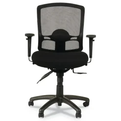 Alera Office Chairs<Etros Series Mesh Back Fabric Computer and Desk Chair, Black (ALEET4017)