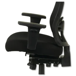 Alera Office Chairs<Etros Series Mesh Back Fabric Computer and Desk Chair, Black (ALEET4017)