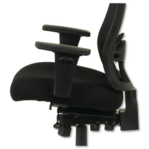 Alera Office Chairs<Etros Series Mesh Back Fabric Computer and Desk Chair, Black (ALEET4017)
