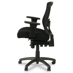 Alera Office Chairs<Etros Series Mesh Back Fabric Computer and Desk Chair, Black (ALEET4017)