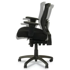 Alera Office Chairs<Etros Series Mesh Back Fabric Computer and Desk Chair, Black (ALEET4017)