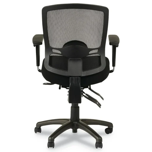 Alera Office Chairs<Etros Series Mesh Back Fabric Computer and Desk Chair, Black (ALEET4017)