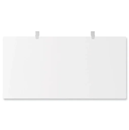 Alera Computer Desks<Modern Teacher Series 60"W Pedestal Desk, White/Silver (MSD6024WH)