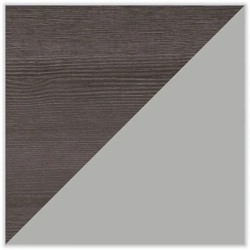 Alera Computer Desks<Modern Teacher Series 60"W Pedestal Desk, Charcoal Woodgrain/Gray (MSD6024CH)