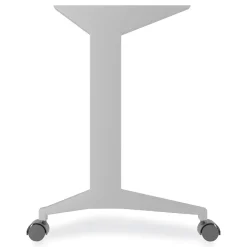 Alera Computer Desks<Modern Teacher Series 60"W Pedestal Desk, Charcoal Woodgrain/Gray (MSD6024CH)