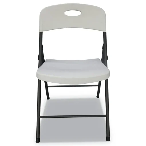 Alera Folding & Stacking<Resin Office Folding Chair, White, 4/Carton (ALEFR9402)