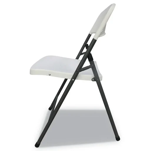 Alera Folding & Stacking<Resin Office Folding Chair, White, 4/Carton (ALEFR9402)
