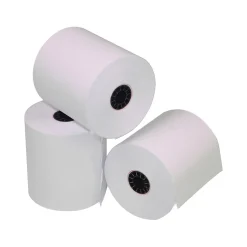 Alliance Pos Paper<Thermal POS Paper Rolls, 3.13" x 230', Phenol Free, 50 Rolls/Carton (3736)